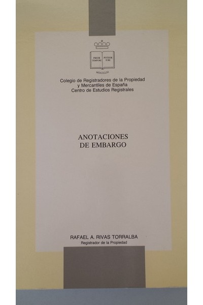 Anotaciones de embargo